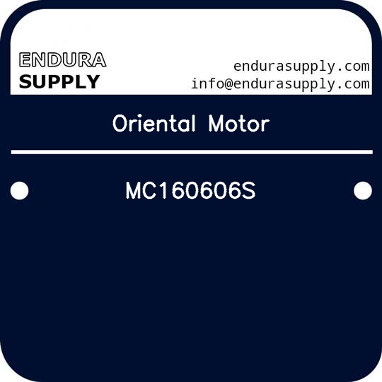 oriental-motor-mc160606s