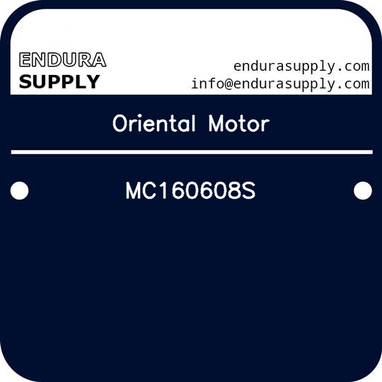 oriental-motor-mc160608s
