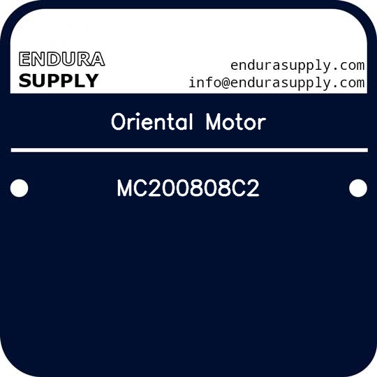 oriental-motor-mc200808c2