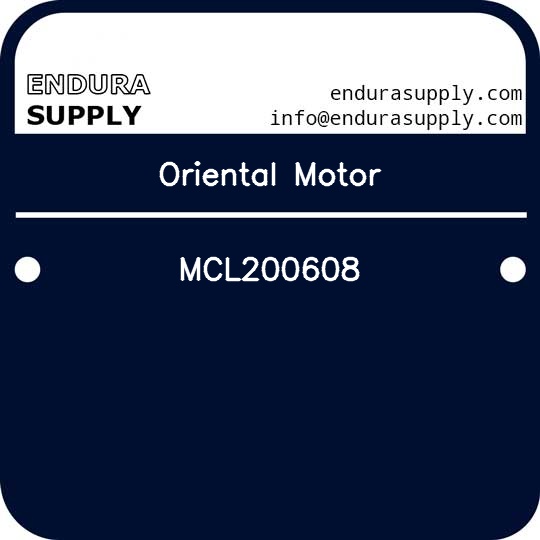 oriental-motor-mcl200608