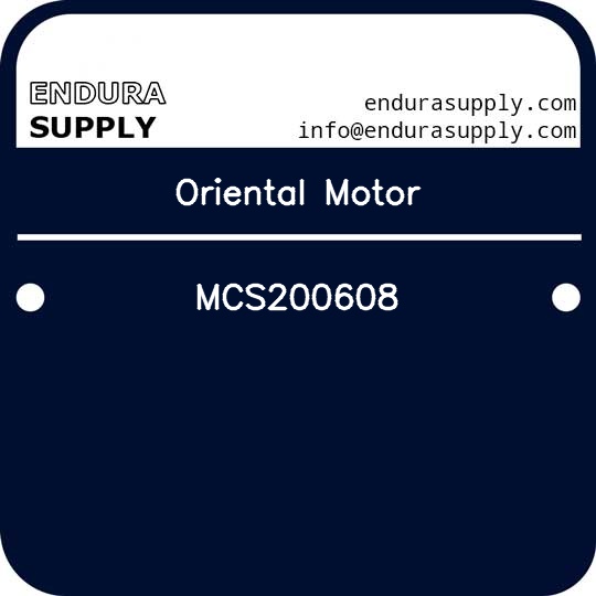 oriental-motor-mcs200608