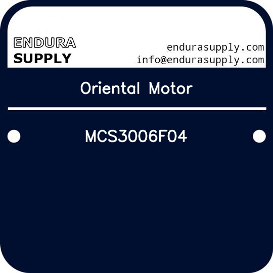 oriental-motor-mcs3006f04