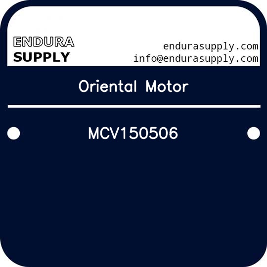 oriental-motor-mcv150506