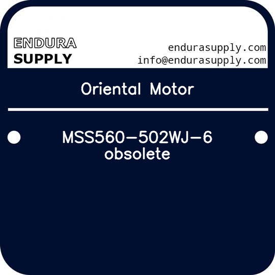 oriental-motor-mss560-502wj-6-obsolete