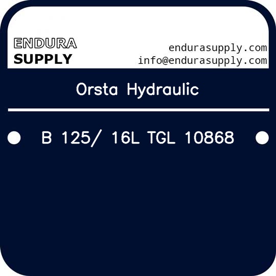 orsta-hydraulic-b-125-16l-tgl-10868