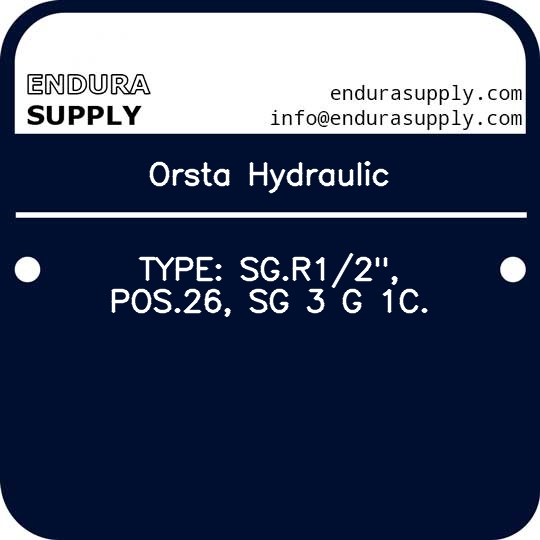 orsta-hydraulic-type-sgr12-pos26-sg-3-g-1c