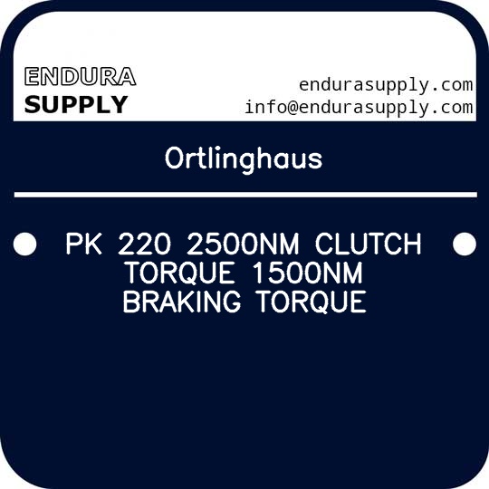ortlinghaus-pk-220-2500nm-clutch-torque-1500nm-braking-torque