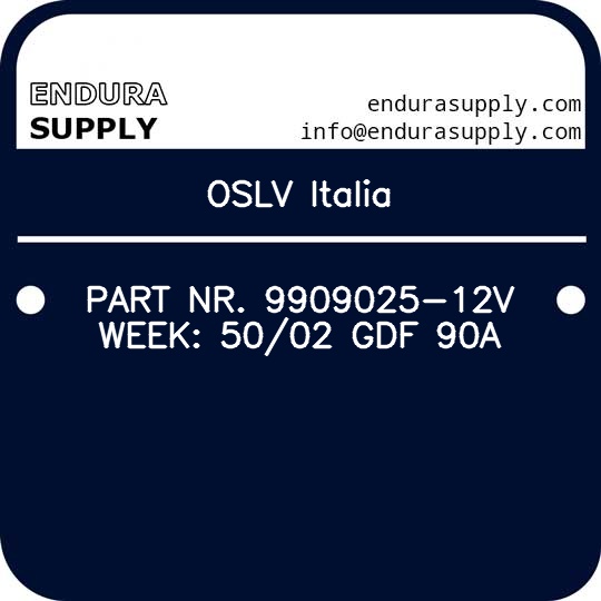 oslv-italia-part-nr-9909025-12v-week-5002-gdf-90a