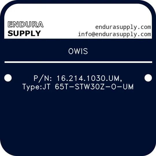 owis-pn-162141030um-typejt-65t-stw30z-o-um