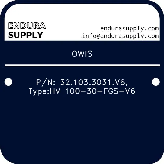 owis-pn-321033031v6-typehv-100-30-fgs-v6
