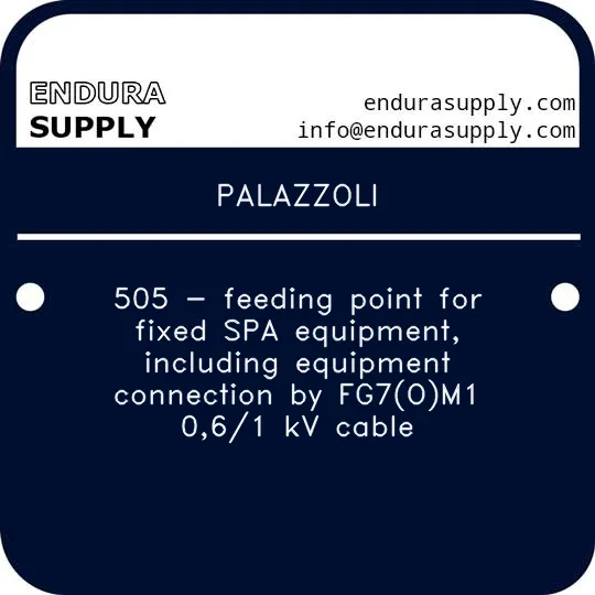 palazzoli-505-feeding-point-for-fixed-spa-equipment-including-equipment-connection-by-fg7om1-061-kv-cable