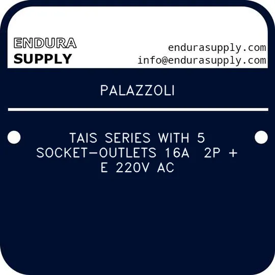palazzoli-tais-series-with-5-socket-outlets-16a-2p-e-220v-ac