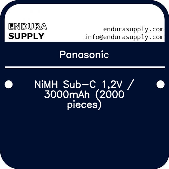 panasonic-nimh-sub-c-12v-3000mah-2000-pieces