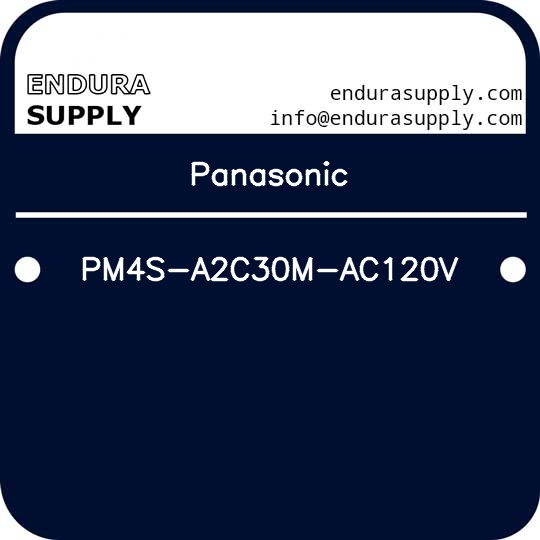 panasonic-pm4s-a2c30m-ac120v