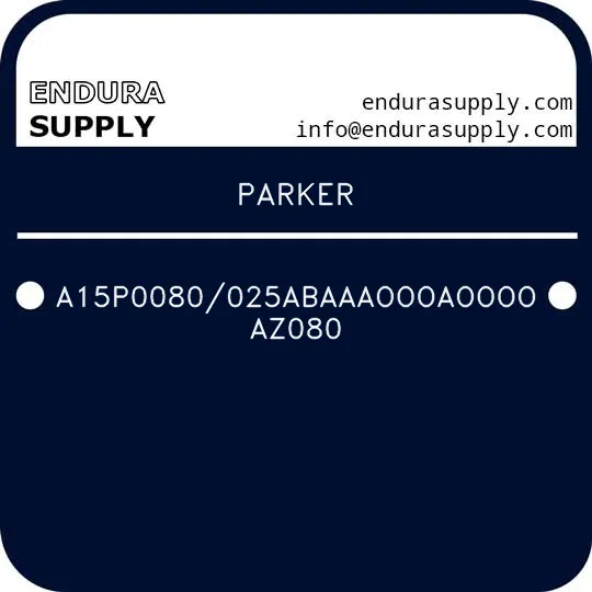 parker-a15p0080025abaaaoooaoooo-az080