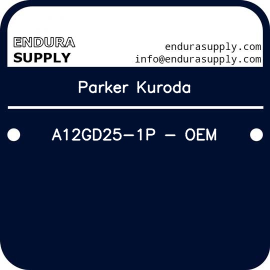 parker-kuroda-a12gd25-1p-oem