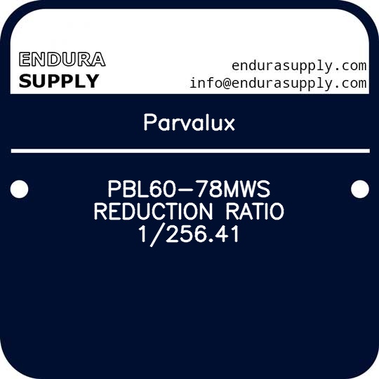 parvalux-pbl60-78mws-reduction-ratio-125641