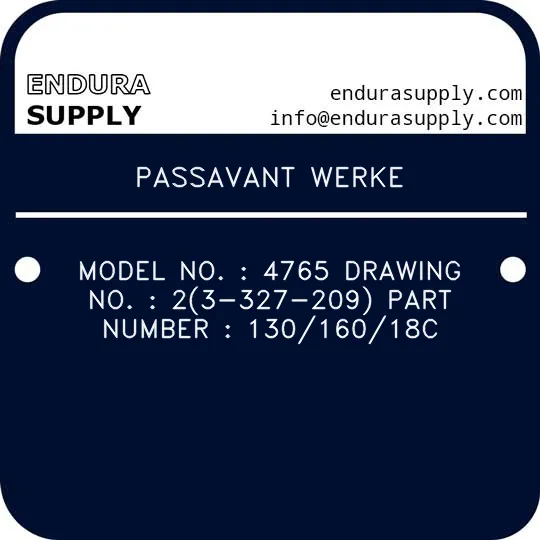passavant-werke-model-no-4765-drawing-no-23-327-209-part-number-13016018c