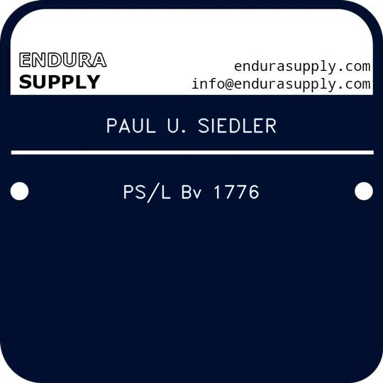 paul-u-siedler-psl-bv-1776
