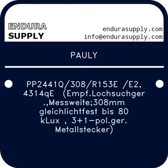 pauly-pp2441q308r153e-e2-4314qe-empflochsuchgermessweite308mm-gleichlichtfest-bis-80-klux-31-polger-metallstecker