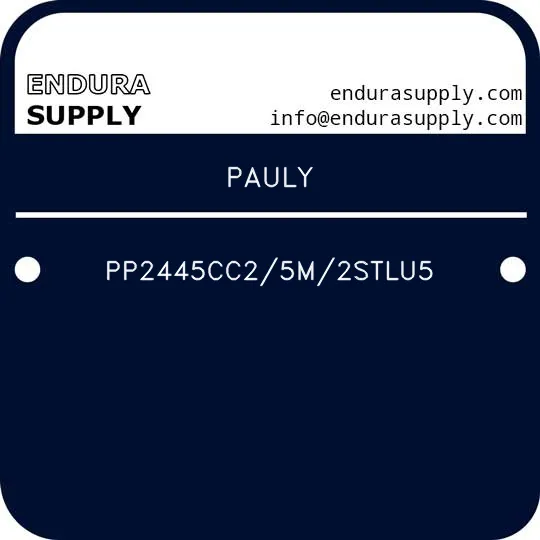 pauly-pp2445cc25m2stlu5