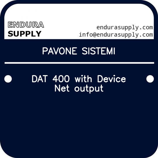 pavone-sistemi-dat-400-with-device-net-output