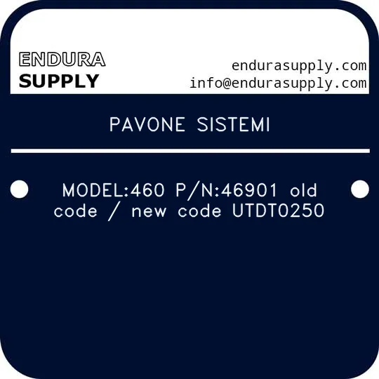 pavone-sistemi-model460-pn46901-old-code-new-code-utdt0250