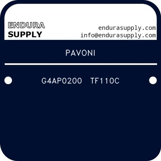 pavoni-g4ap0200-tf110c