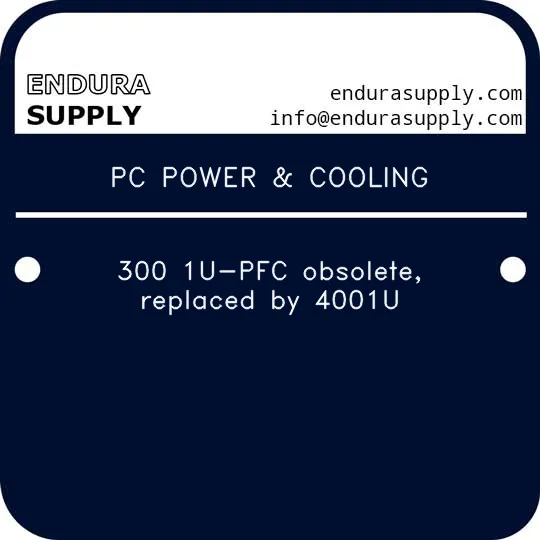 pc-power-cooling-300-1u-pfc-obsolete-replaced-by-4001u