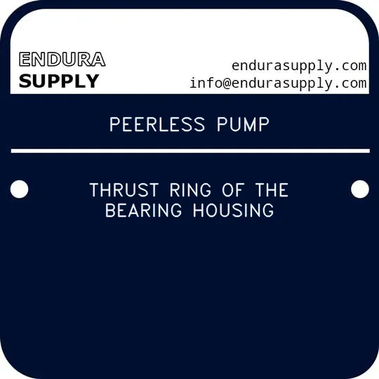 peerless-pump-thrust-ring-of-the-bearing-housing
