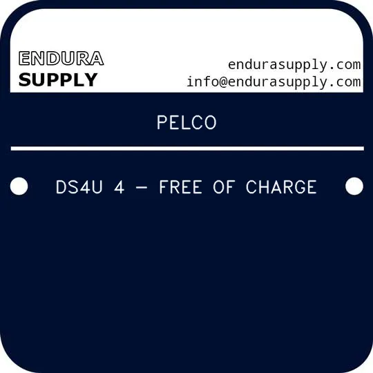 pelco-ds4u-4-free-of-charge