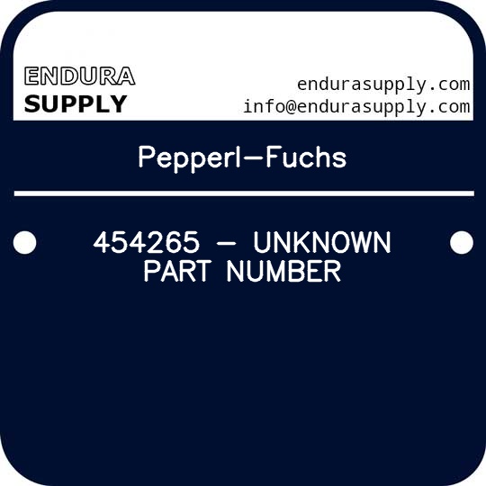 pepperl-fuchs-454265-unknown-part-number