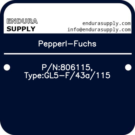 pepperl-fuchs-pn806115-typegl5-f43a115
