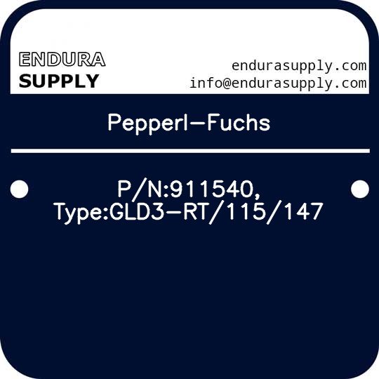 pepperl-fuchs-pn911540-typegld3-rt115147