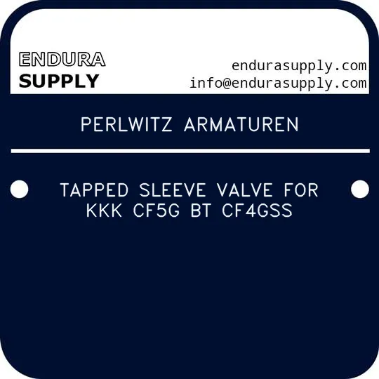 perlwitz-armaturen-tapped-sleeve-valve-for-kkk-cf5g-bt-cf4gss