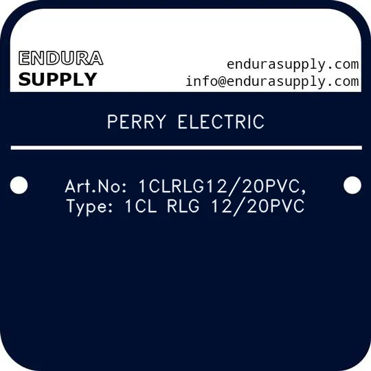 perry-electric-artno-1clrlg1220pvc-type-1cl-rlg-1220pvc