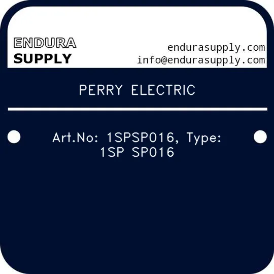 perry-electric-artno-1spsp016-type-1sp-sp016