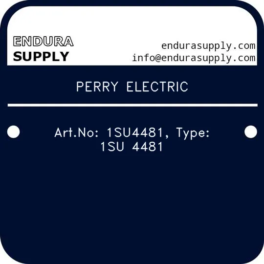 perry-electric-artno-1su4481-type-1su-4481