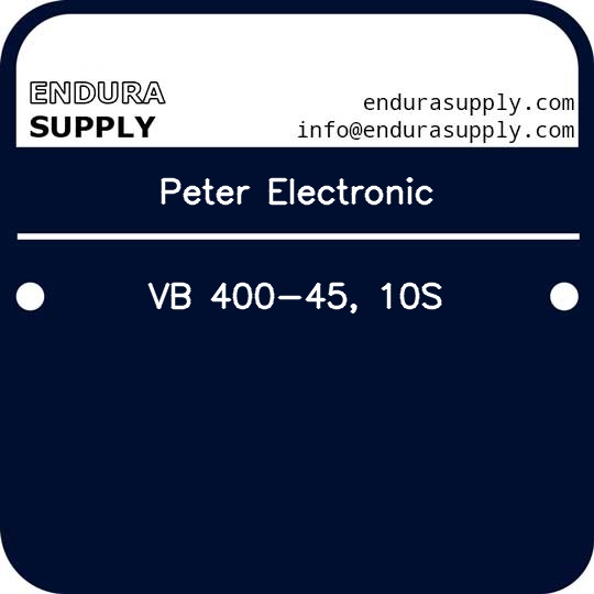 peter-electronic-vb-400-45-10s