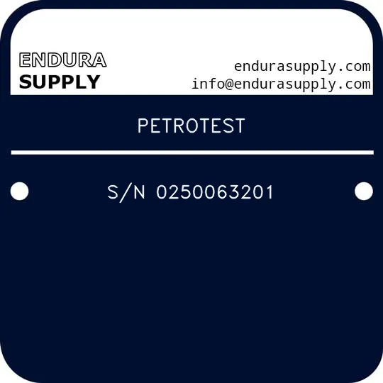 petrotest-sn-0250063201