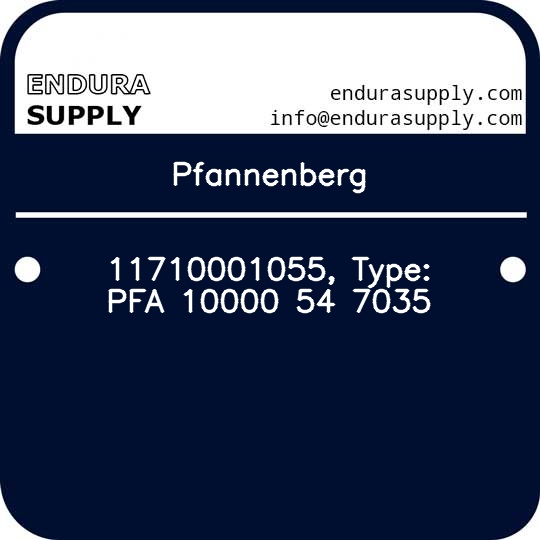 pfannenberg-11710001055-type-pfa-10000-54-7035