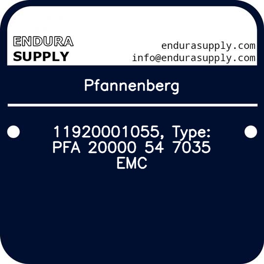 pfannenberg-11920001055-type-pfa-20000-54-7035-emc