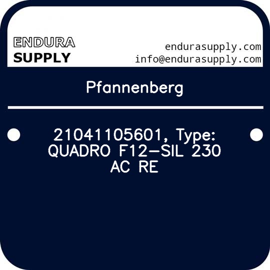 pfannenberg-21041105601-type-quadro-f12-sil-230-ac-re