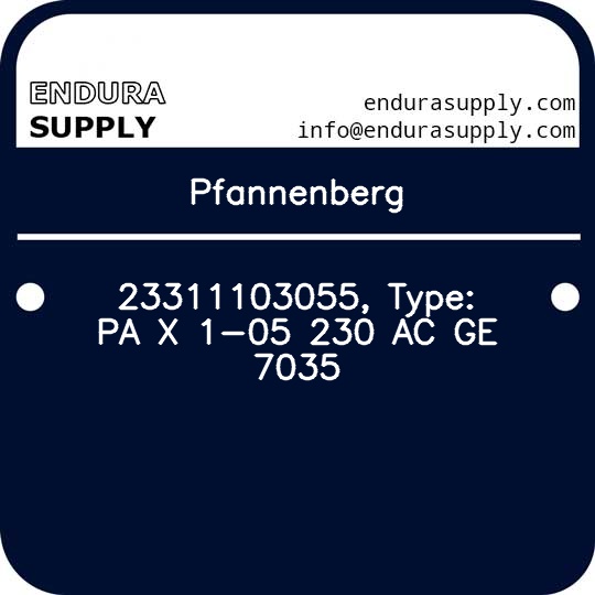 pfannenberg-23311103055-type-pa-x-1-05-230-ac-ge-7035