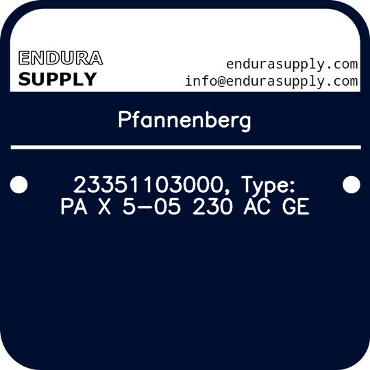 pfannenberg-23351103000-type-pa-x-5-05-230-ac-ge