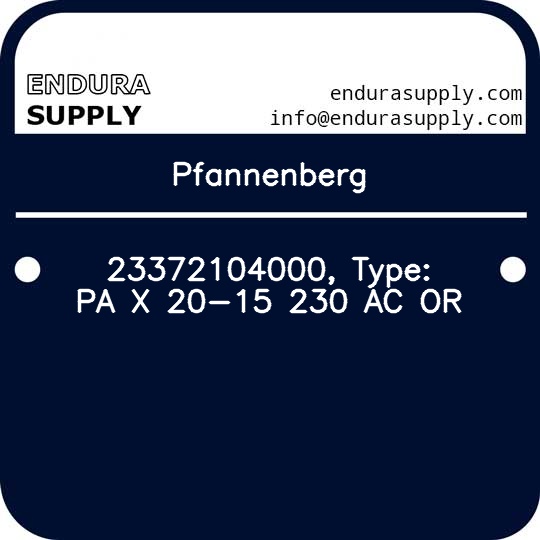pfannenberg-23372104000-type-pa-x-20-15-230-ac-or