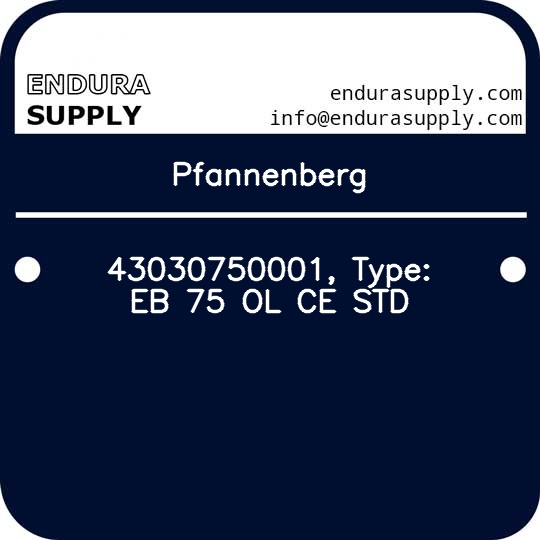 pfannenberg-43030750001-type-eb-75-ol-ce-std