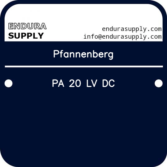 pfannenberg-pa-20-lv-dc