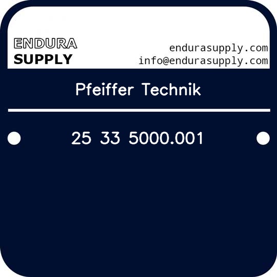 pfeiffer-technik-25-33-5000001