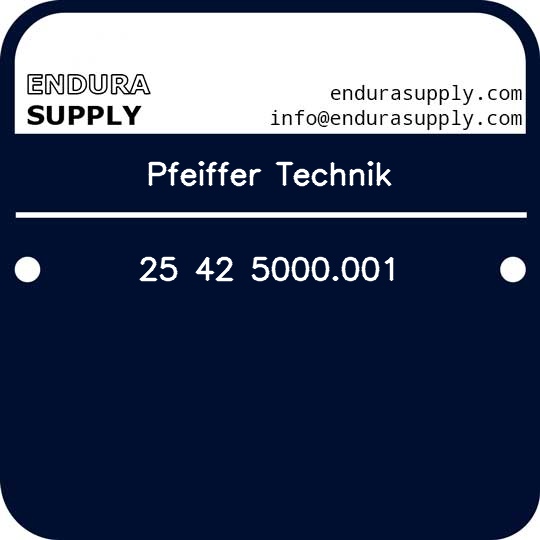 pfeiffer-technik-25-42-5000001